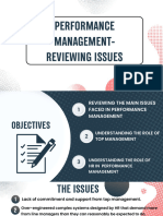 Performance Management Reviewing Issues