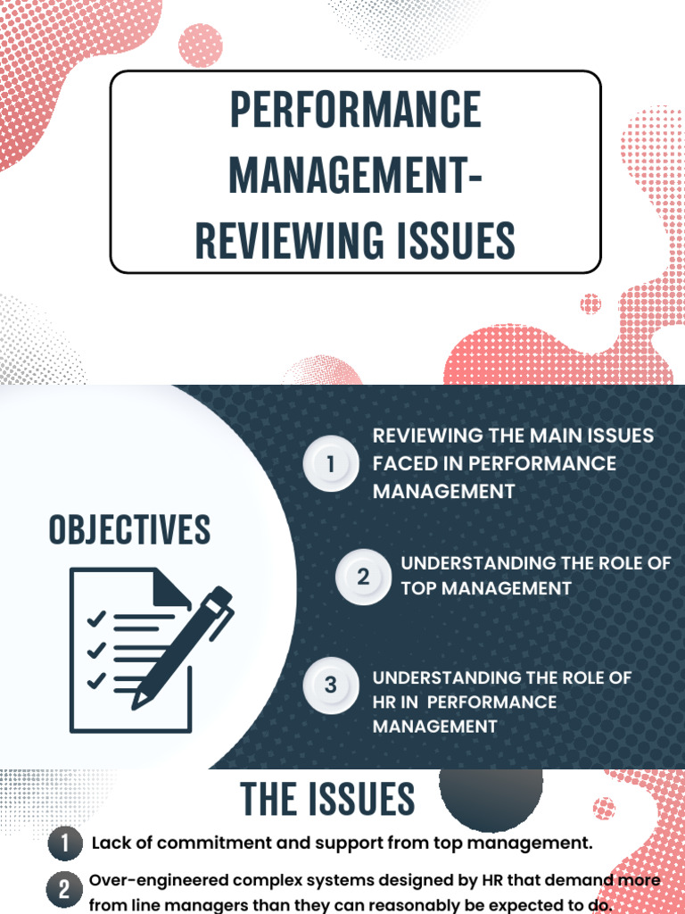 Performance Management Challenges and HR Role | PDF | Performance ...