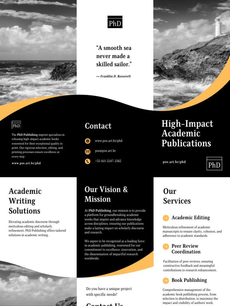 Phd Brochure Pdf Academic Publishing Publishing