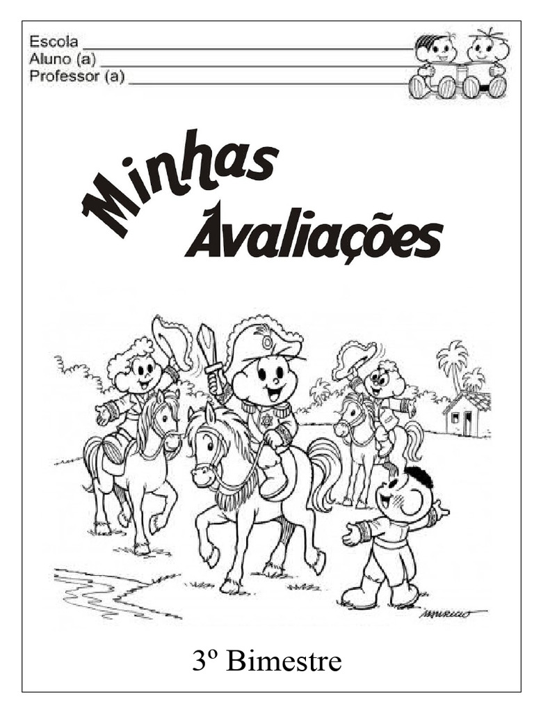 CAPA PARA AVALIAÇÃO 3º Bimestre | PDF
