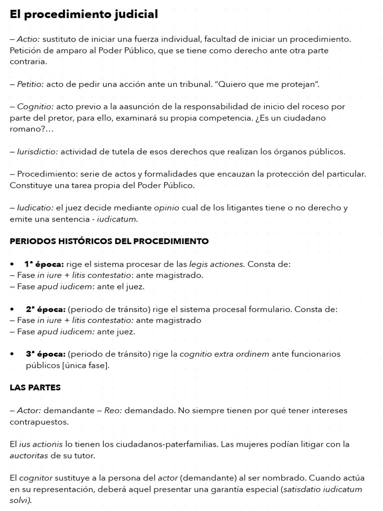 El Procedimiento Judicial | PDF | Sentencia (ley) | Demanda judicial