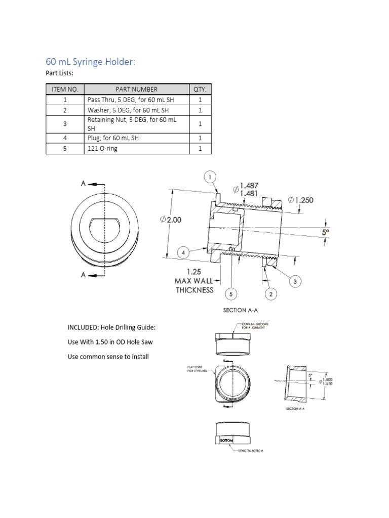 Assembly Drawings Samples