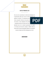 Carta Primavera 2023 MAYO