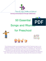 50 Essential Songs and Rhymes For Preschool Website Version