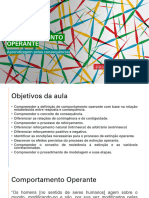 SLIDES - Comportamento Operante