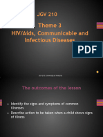 JGV 210 - Week 4 Theme 3 Communicable and Infectious Diseases