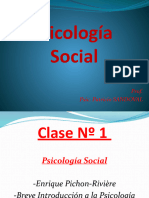 Clase #1 - Psicología Social
