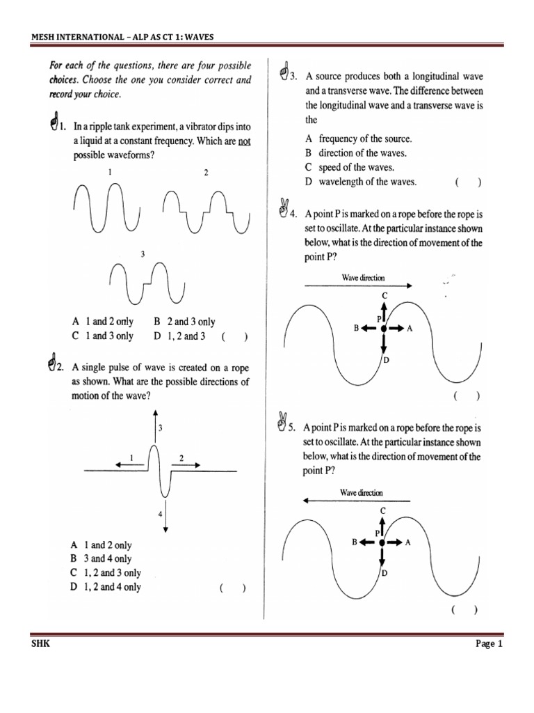 Alp As - Waves 1 - New - Batch 1 | PDF