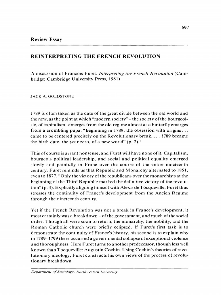 Reinterpreting the French Revolution | PDF | Revolutions | Nobility