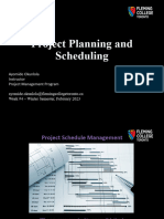 Week 5 - Project Planning - Schedule Management - AO