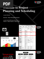 Week 6 - Project Planning Scheduling - AO