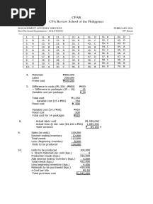 MAS First Prebrd SOL FEBRUARY 2024 95th Batch SOLUTIONS