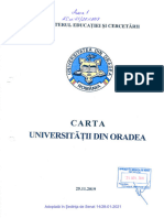 Carta Universitatii Din Oradea