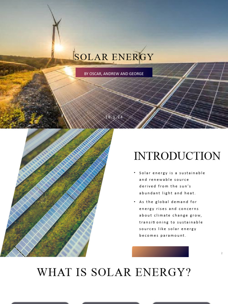 Introduction to Solar Energy Concepts | PDF | Solar Energy | Solar Power