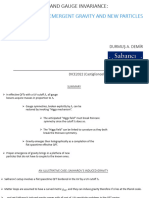 POINCARE BREAKING AND GAUGE INVARIANCE: A ROAD TO EMERGENT GRAVITY AND NEW PARTICLES at Dice2022 Talk by Prof. Dr. Durmus Demir