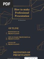 How To Make Professional Presentation