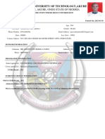 Akinnusotu Peace Inioluwa UTME Result Slip 1