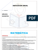 Planificación Anual 2º Las 4 Áreas