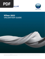 XFlow2022 Golden ValidationGuide