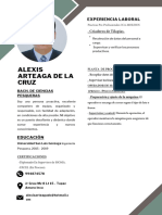CV Alexis Arteaga de La Cruz Completo