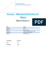 154 Moments Centre of Mass Cie Igcse Physics Ext Theory Ms Combi 1