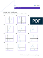 Types of Graphs GCSE Worksheet