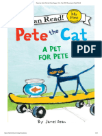 Pete The Cat A Pet For Pete