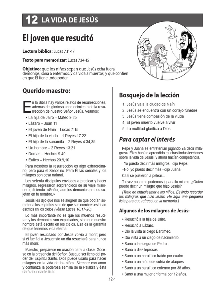 La Vida de Jesus | PDF | Jesús | Milagro