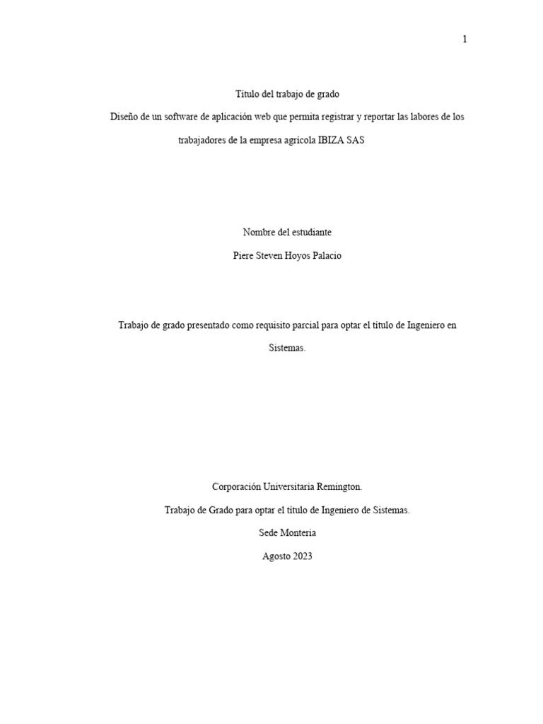 T tulo del trabajo de grado ender pdf p gina web php