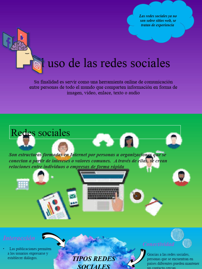 El Uso de Las Redes Sociales | PDF | Redes sociales | Cultura popular y ...