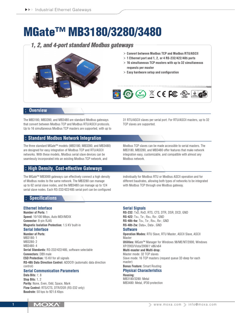 2 - MGate - MB3180 - 3280 - 3480 | PDF