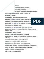 Vocabulary Year 3 Term 3 - 1