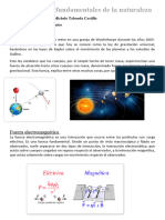 Las 4 Fuerzas Fundamentales de La Naturaleza - Tarea de Fisica