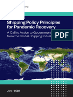 Shipping Policy Principles For Pandemic Recovery