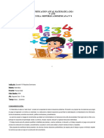 Planificacion Anual Matematica 2022