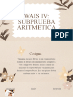 Wais Iv Subprueba Aritmetica