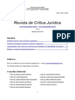 Giovani Saavedra Reflexoes Iniciais Sobre Criminal Compliance Maior em Revista Critica Juridica