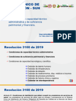 Condiciones Tecnico Administrativas, Suficiencia e Interdependencia 2023