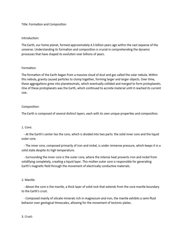EARTH COMPOSITION DEFINITION visual data 6