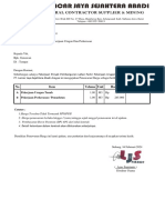 Penawaran Harga Proyekurugan Dan Pemadatan Pak. Gunawan-Ljs
