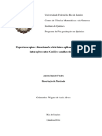 Dissertação-Aaron-Inácio-Freire - Espectroscopia Raman e IR