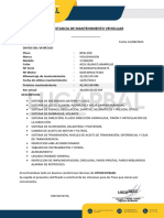 Constancia de Mtto - BSW058