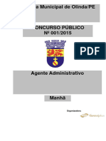 Técnico Legislativo (CM Olinda) 2015 - PROVA