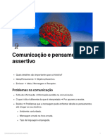 Comunicação e Pensamento Assertivo