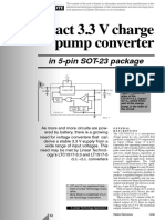 Compact 3.3 V Charge Pump Converter: in 5-Pin SOT-23 Package