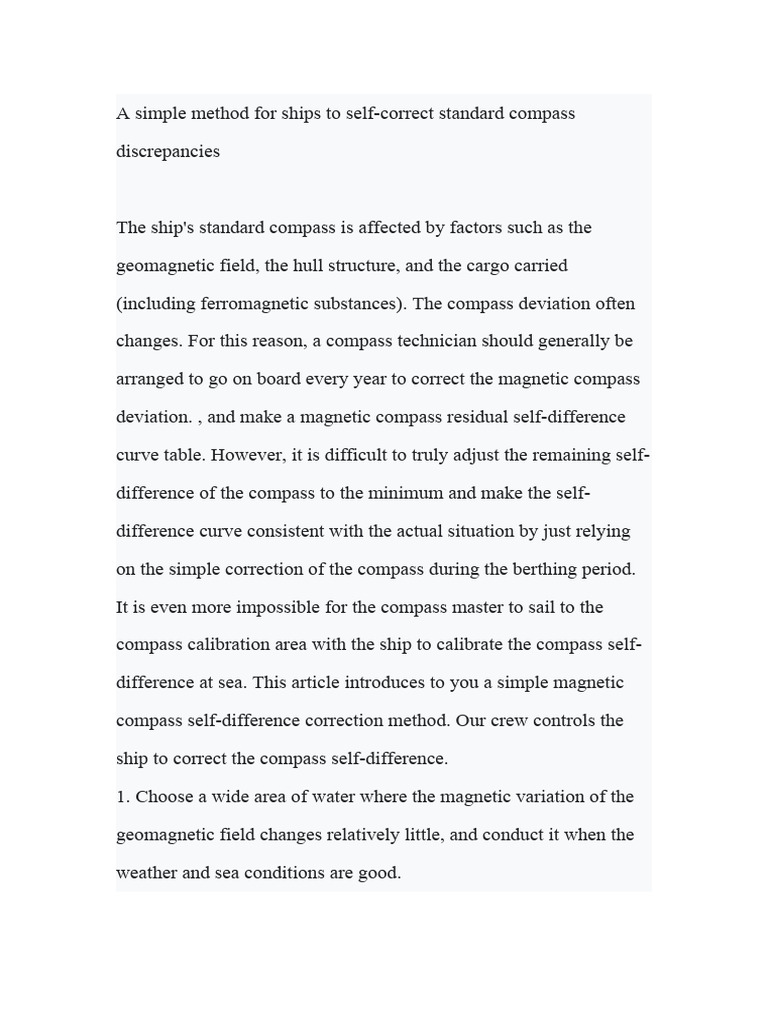 How To Adjust Compass PDF Compass Materials Science