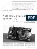 AVR-RISC Evaluation System (1) : Experiment With Atmel's Latest RISC Processors