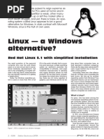 Linux - A Windows Alternative?: Red Hat Linux 5.1 With Simplified Installation