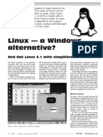 Linux - A Windows Alternative?: Red Hat Linux 5.1 With Simplified Installation