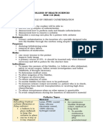 Catheterization Procedure NCM 116